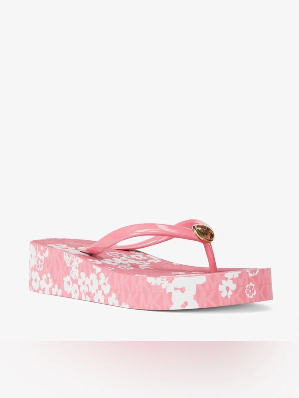 Michael kors Pink Floral Platform Flip Flop 7